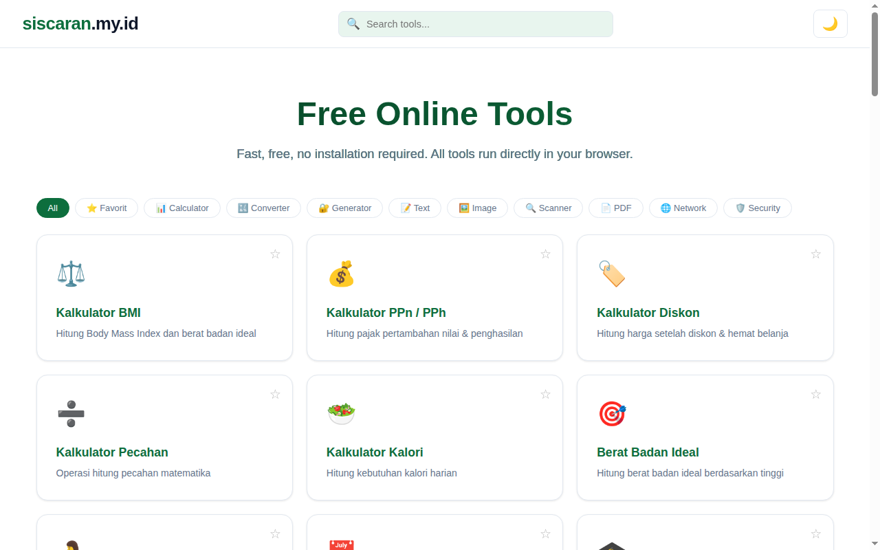 Landing Page & Website